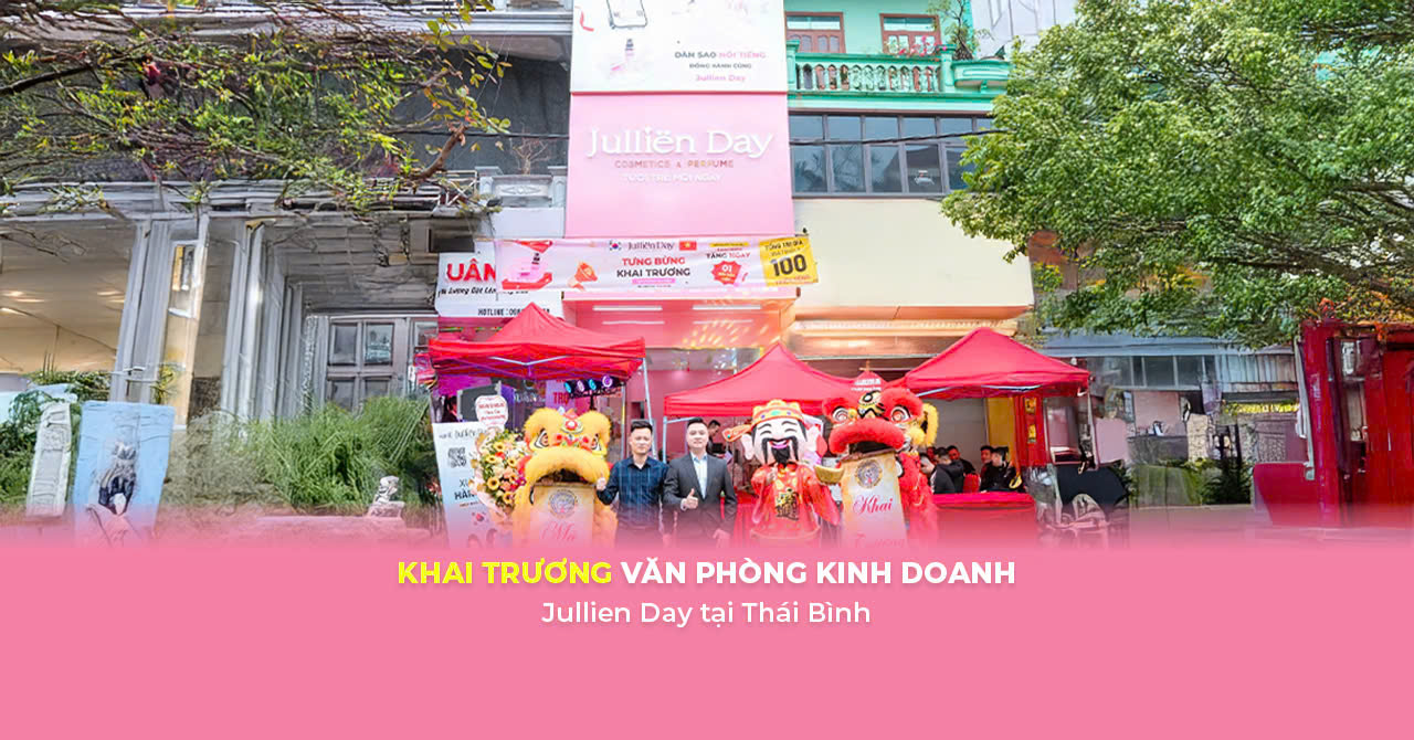 Jullien Day chính thức khai trương văn phòng kinh doanh tại Thái Bình - Bước đột phá trong ngành hàng tiêu dùng! - 1
