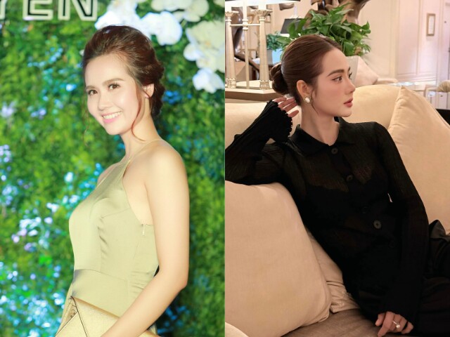 So với ngày xưa, đường nét trên mặt Huyền Lizzie thanh thoát hơn rất nhiều.