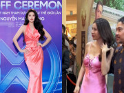 Thời trang - Cùng diện váy lụa hồng, Hoa hậu Thiên Ân đẹp như công chúa, riêng nữ ca sĩ này lại bị “chê” nặng