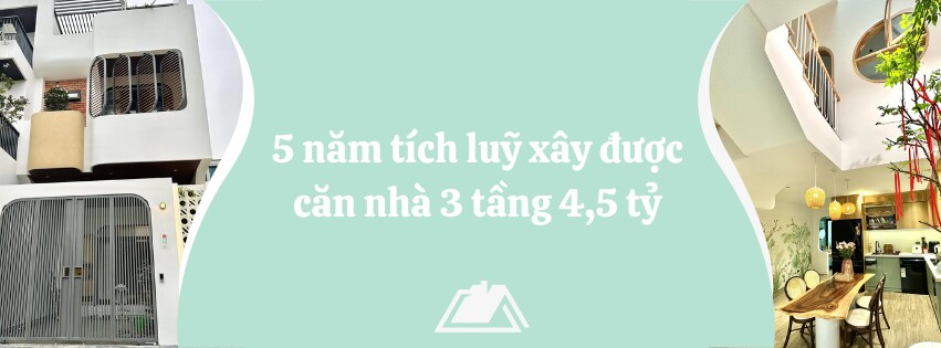 Cặp vợ chồng xây biệt thự 3 tầng 4,5 tỷ ở thành phố Vinh, phủ màu xanh mát vừa thơ mộng vừa sang trọng - 1