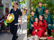 Yêu con - Con trai kín tiếng của Hoa hậu Hà Kiều Anh du học Anh về nước ăn Tết, diện mạo chuẩn thiếu gia tương lai