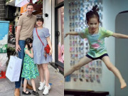 Yêu con - Lan Phương chiều cao khiêm tốn nhưng con gái 6 tuổi chân dài như siêu mẫu, hoá ra là nhờ chơi môn thể thao này