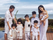 Yêu con - Sinh 6 con với 2 người đàn ông, Hoa hậu “nghiện đẻ” nhất Việt Nam đặt tên cho bầy con nghe rất kêu