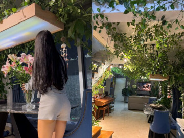 Cô gái Quảng Nam và bạn trai Mỹ chi tiền khủng cải tạo penthouse thành rừng nhiệt đới giữa lòng Sài Gòn