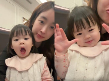 Dâu hào môn Đỗ Mỹ Linh dạy con gái học, bé Tuệ An mới 1 tuổi đã cực thông minh nhờ hưởng gen bố chủ tịch