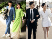 Thời trang - Chồng Midu chăm chưng diện hàng hiệu không kém vợ