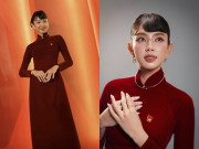 Thời trang - Hoa hậu Thùy Tiên khoe eo 58cm với áo dài truyền thống, đeo một món phụ kiện ai cũng khen tinh tế