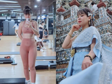 Nhan sắc đời thực vợ Mạnh Trường: 40 tuổi '3 vòng' vẫn nuột nà, da dẻ căng bóng