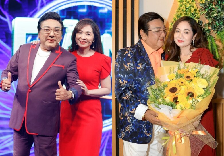 Nam nghệ sĩ nói vợ đến với mình không phải vì tiền tài, mà vì muốn được chăm sóc, bù đắp những điều không may mắn mà ông xã đã trải qua. 