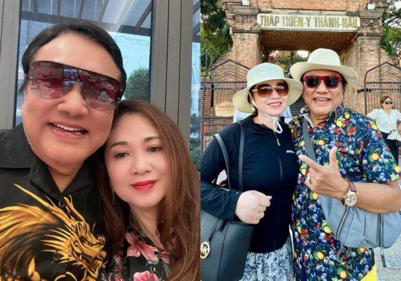 Vợ chồng nam NSƯT quấn quýt nhau như hình với bóng. Người vợ trẻ kém hơn 20 tuổi còn là người tiếp lửa cho Phú Quý cháy trở lại, để lúc nào cũng như thanh niên dù ông đã ở tuổi thất thập cổ lai hy.