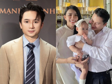 Sau 2 năm vợ sinh con gái, Phan Mạnh Quỳnh thừa nhận: Làm nghệ sĩ dễ hơn làm cha