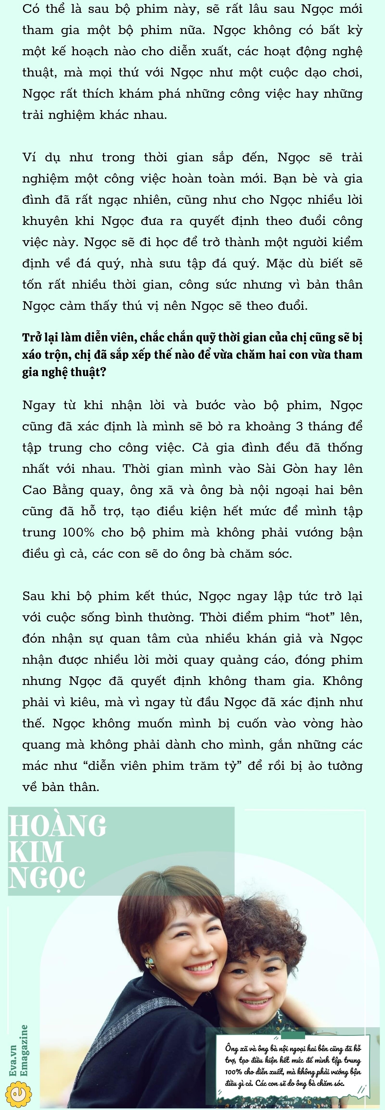Hoàng Kim Ngọc: Tôi từng dọn ra ở riêng vì sợ bố mẹ chồng chiều cháu, được vài ngày không chịu nổi lại về - 6