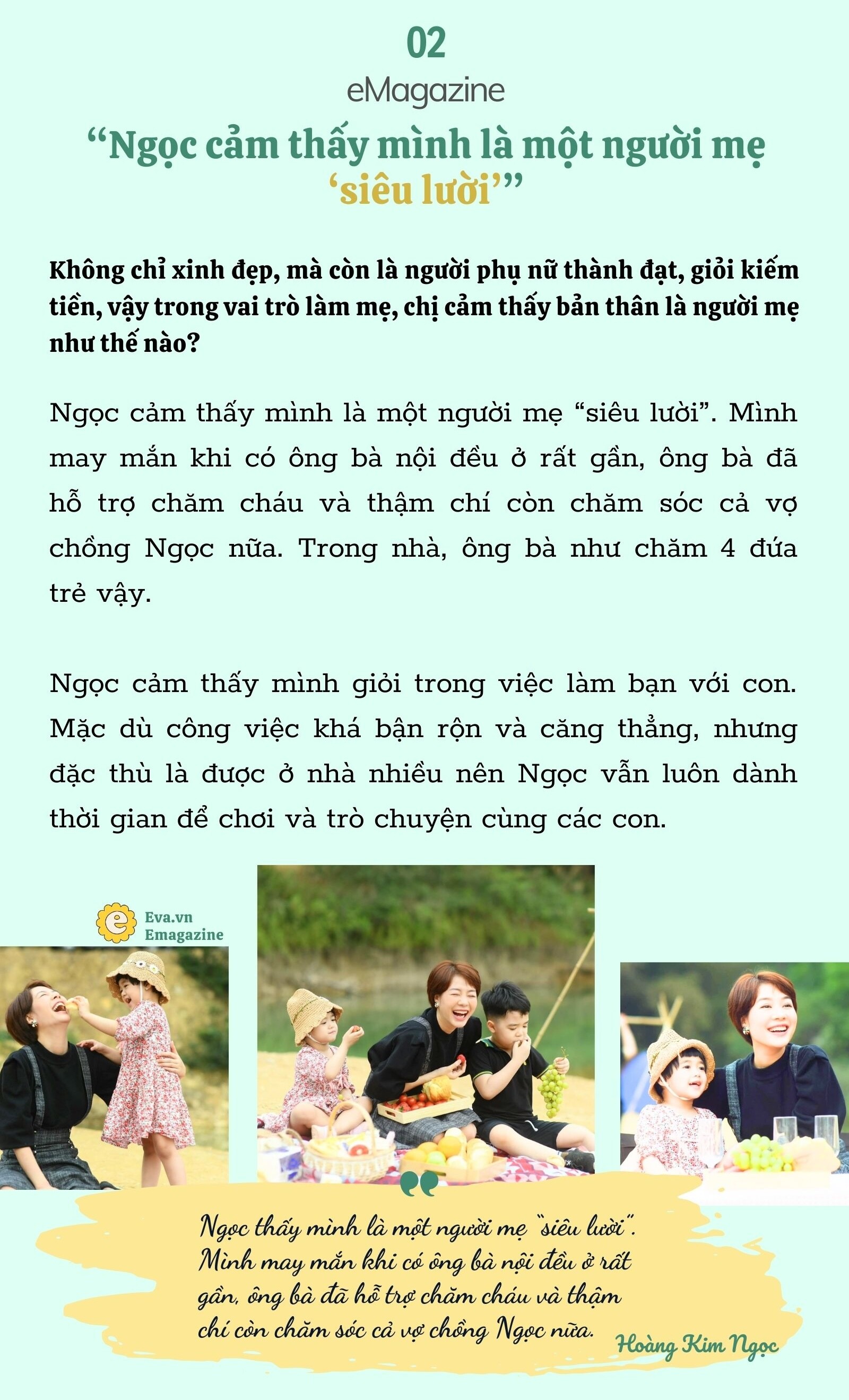 Hoàng Kim Ngọc: Tôi từng dọn ra ở riêng vì sợ bố mẹ chồng chiều cháu, được vài ngày không chịu nổi lại về - 10