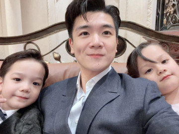 Yêu con - Anh chồng Đỗ Mỹ Linh mua cho con trai giày chục triệu đồng, mẫu giống bố