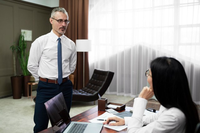 Trong công việc, lãnh đạo rất hiếm khi đặt câu hỏi mà không có mục đích. Ảnh minh họa