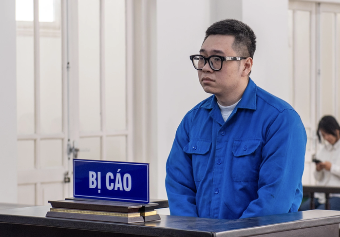 Bị cáo Nguyễn Chí Thành tại toà. Ảnh: N.H.