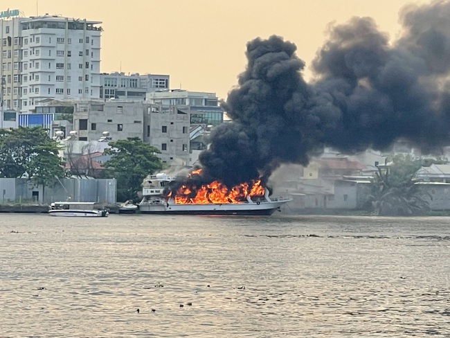 Hiện trường vụ cháy.