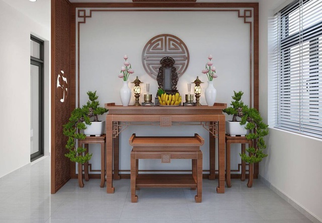 Không gian thờ tự cuối năm cần được dọn dẹp. Ảnh minh họa