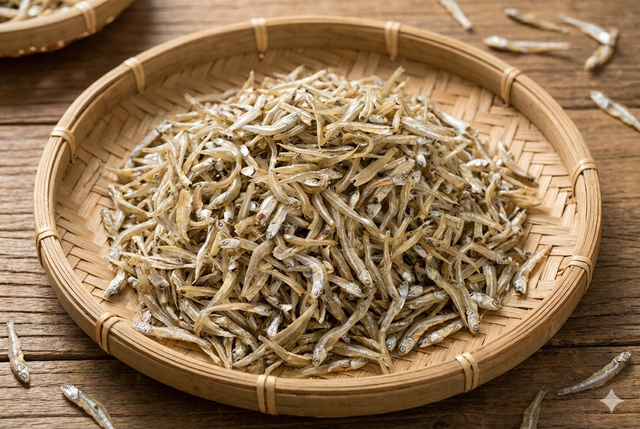 Cá cơm khô là một trong những loại cá khô cung cấp canxi và vi chất tự nhiên vượt trội so với nhiều loại thực phẩm khác.