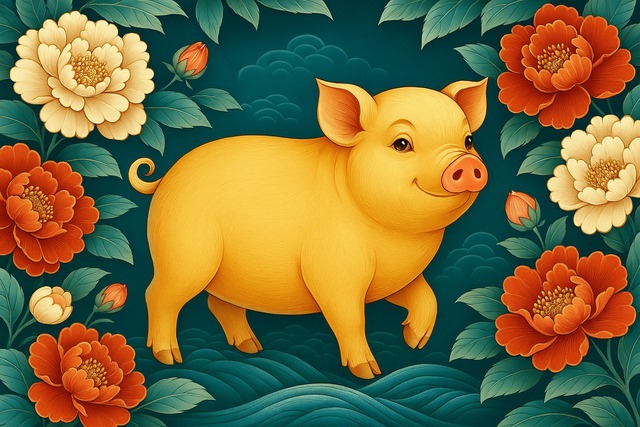 Con giáp Hợi sinh vào các thời điểm từ 23h - 1h, 5h - 7h hoặc 15h - 17h thường có vận số tốt - Ảnh minh họa.