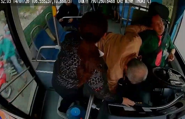 Tài xế C.M.T đột quỵ.