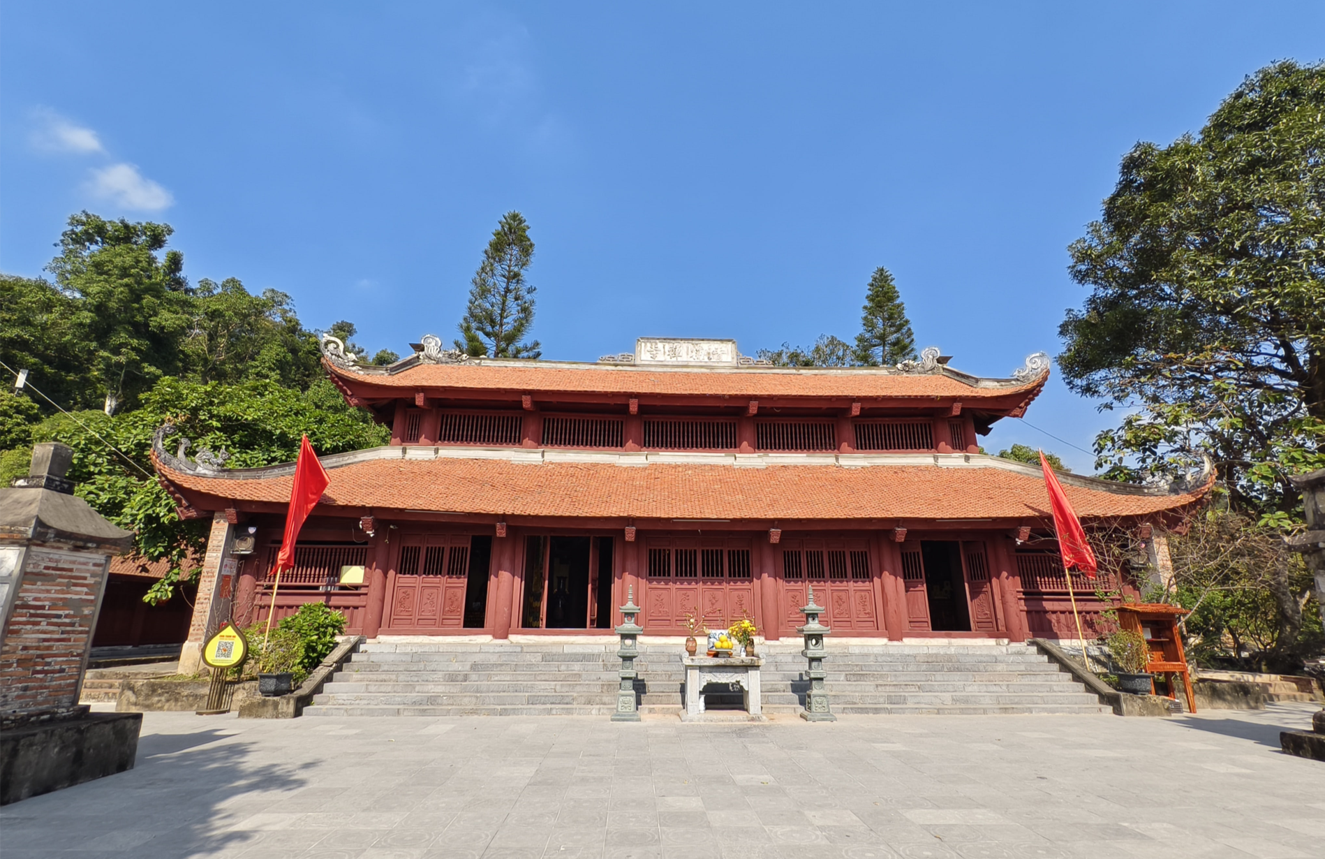 Rừng Phong Hương Gần Ngôi Chùa Cổ Ở Hải Phòng Hút Khách Check-In Mùa Thay Lá - 1