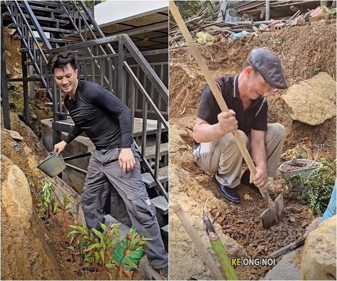 Nam diễn viên sinh năm 1987 còn rất chú ý đến cảnh quan xung quanh. Anh cùng bố của mình trồng nhiều cây và hoa xung quanh, hứa hẹn một cơ ngơi xinh xắn.