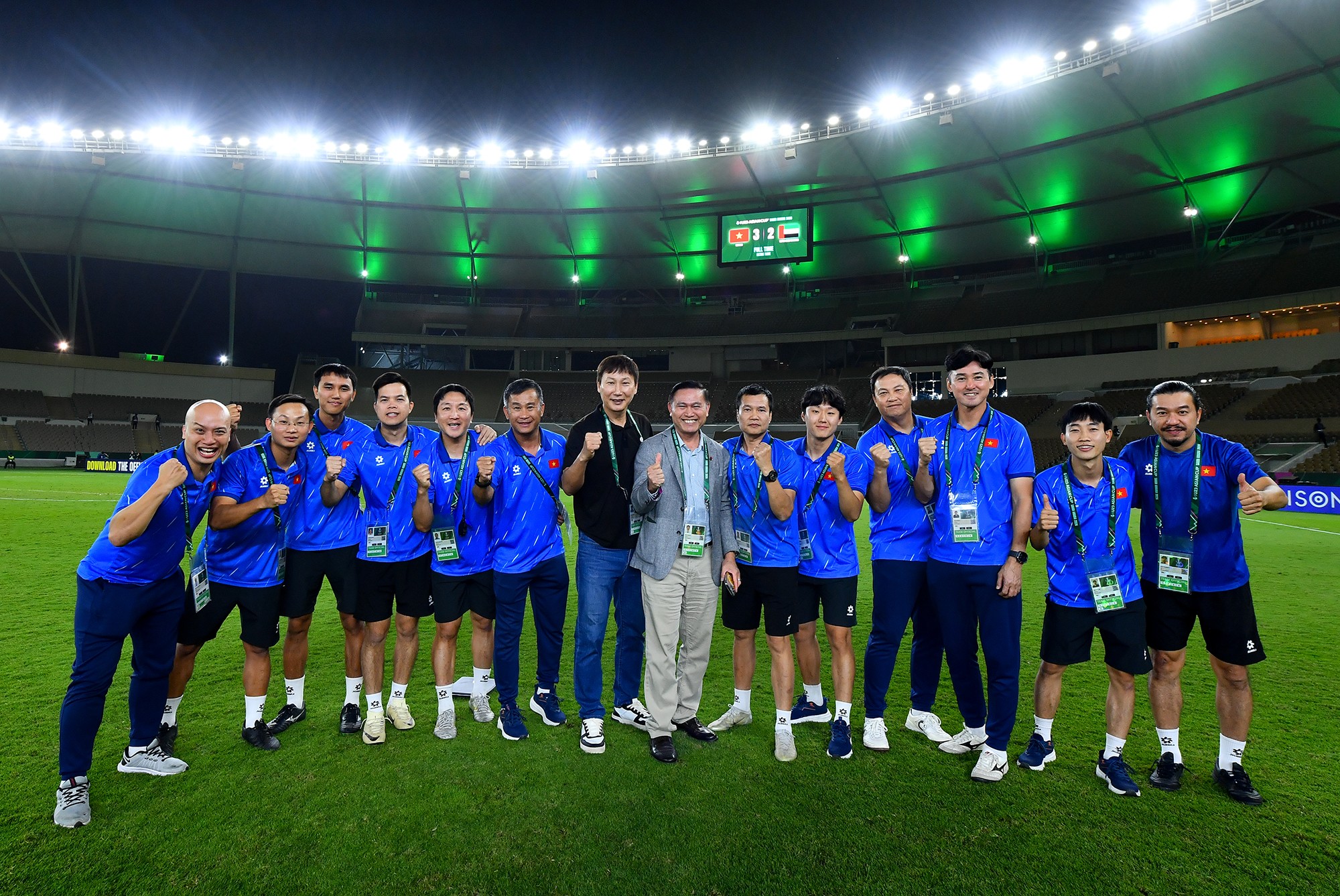 Ban huấn luyện và đội ngũ hậu cần của U23 Việt Nam.