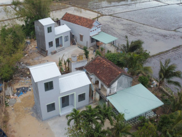 Những căn nhà mới ở rốn lũ Đắk Lắk