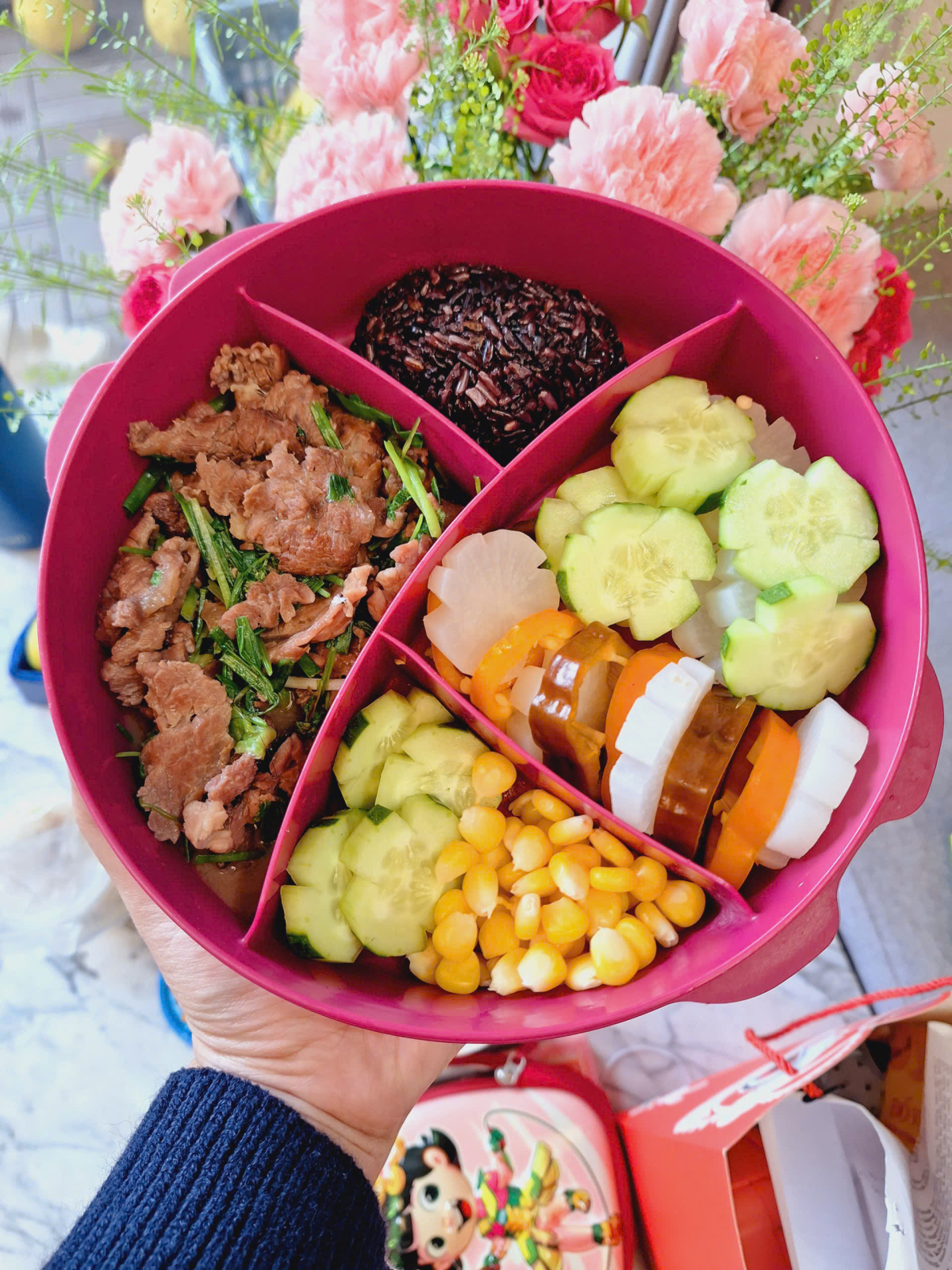 Tự nấu cơm mang đi làm, mẹ 8X giảm 15 kg sau 9 tháng - 6