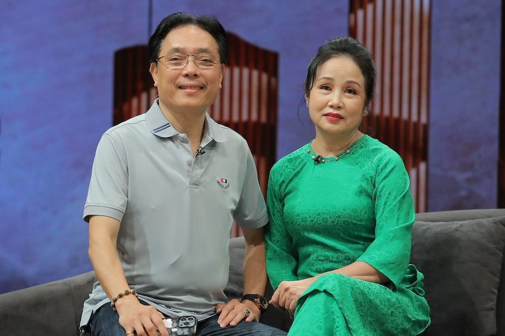 NSND Ngọc Thư và NSƯT Minh Tuấn kết hôn năm 1989. 