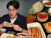 Bếp Eva - Huy Trần nấu bún riêu cua không nước dùng theo gợi ý của AI