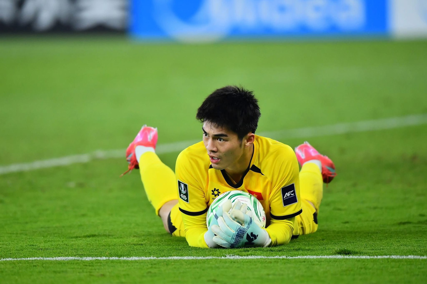 Trung Kiên là thủ môn số 1 trong đội hình U23 Việt Nam.