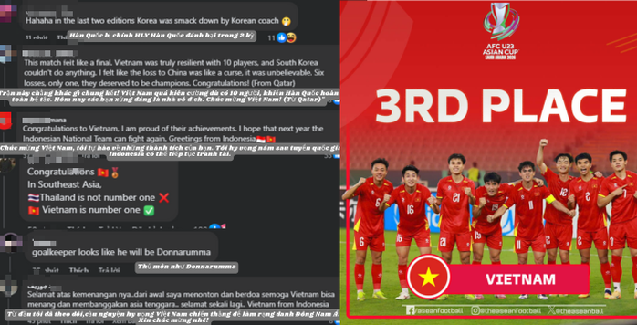 Fan châu Á amp;#34;dậy sóngamp;#34; với U23 Việt Nam, Văn Bình được ví là Donnarumma của Man City - 1