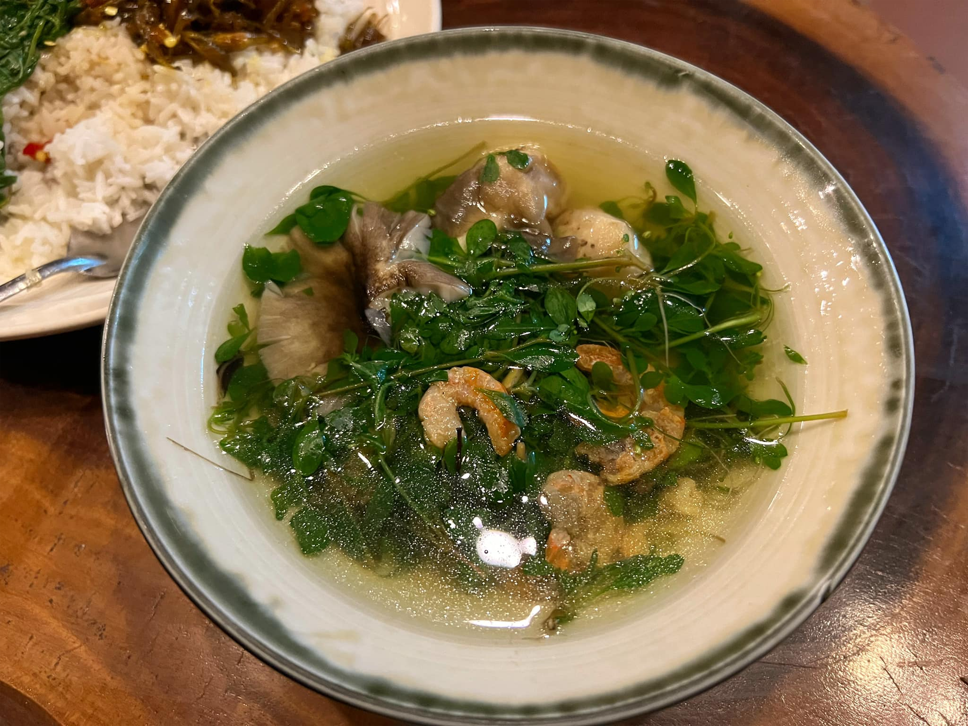 Rau đắng đất cũng có thể đem nấu canh. Ảnh: Eric Nguyen