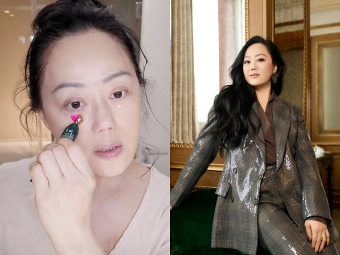 Chương Tiểu Huệ chăm sóc vùng da quanh mắt kỹ lưỡng bởi cô cho rằng đây là nơi thể hiện tuổi tác rõ nhất.