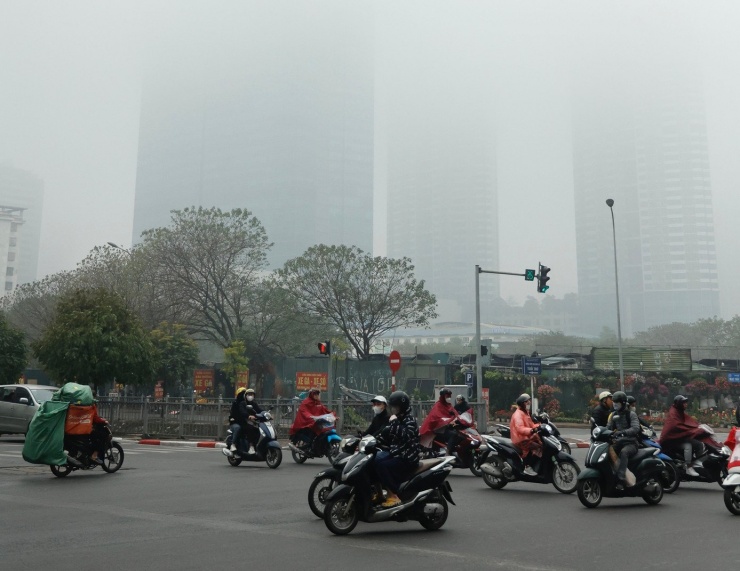 Hà Nội ô nhiễm không khí nghiêm trọng trong hôm nay. Ảnh minh họa.