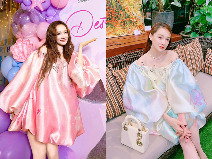 Phong cách của Nhã Phương khi mang bầu.