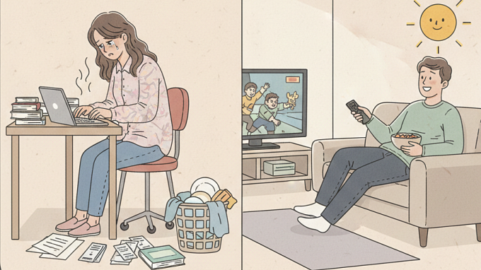 Mẹ kiệt sức vì bố vẫn về nhà ăn bám sau ly hôn - 1