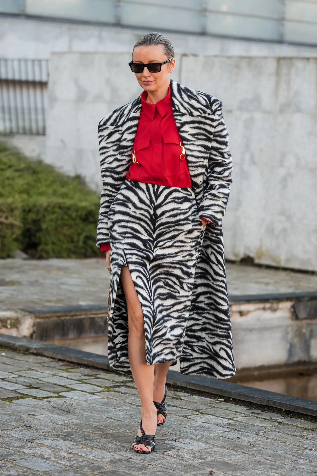 Họa tiết hoang dã nên phối với màu sắc nào để tạo ra bộ trang phục nổi bật? - 1