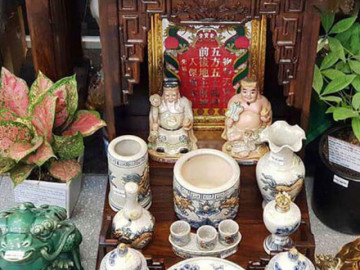Đây mới là cách bài trí đủ đầy bộ thờ Thần tài ông Địa đón lộc về nhà năm mới 2026