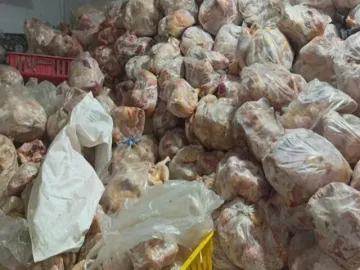 Phát hiện 10 tấn thịt gà "3 không" trong kho lạnh ở Nha Trang