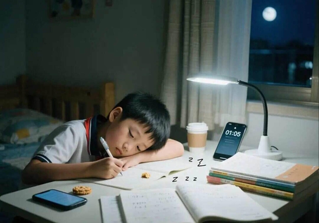 Thiếu ngủ làm suy giảm trí nhớ, khả năng tập trung và năng lực học tập của trẻ. Ảnh minh họa