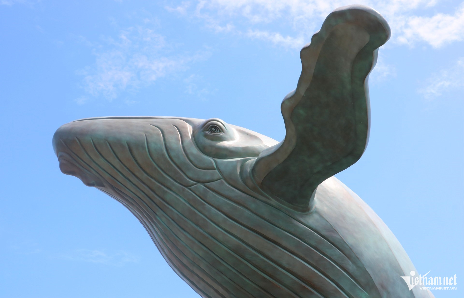 Nhiều người dân địa phương và du khách đánh giá, tượng cá Ông có hình dáng sống động, dáng vươn ra biển, đôi mắt có hồn, tạo cảm giác gần gũi, linh thiêng.