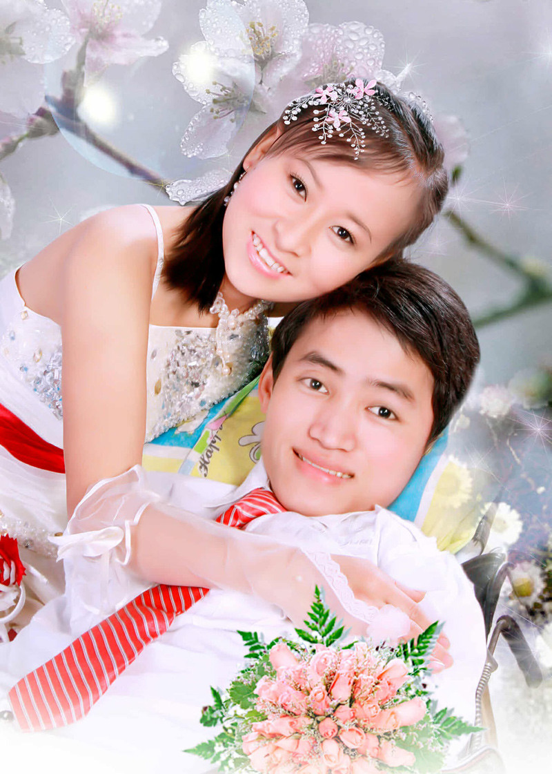 Vợ chồng anh Kỳ kết hôn năm 2012