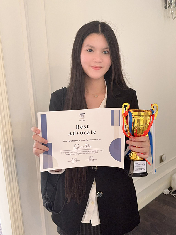 Khi chia sẻ về Olivia, Hoa hậu Phương Lê rất tự hào về con gái.