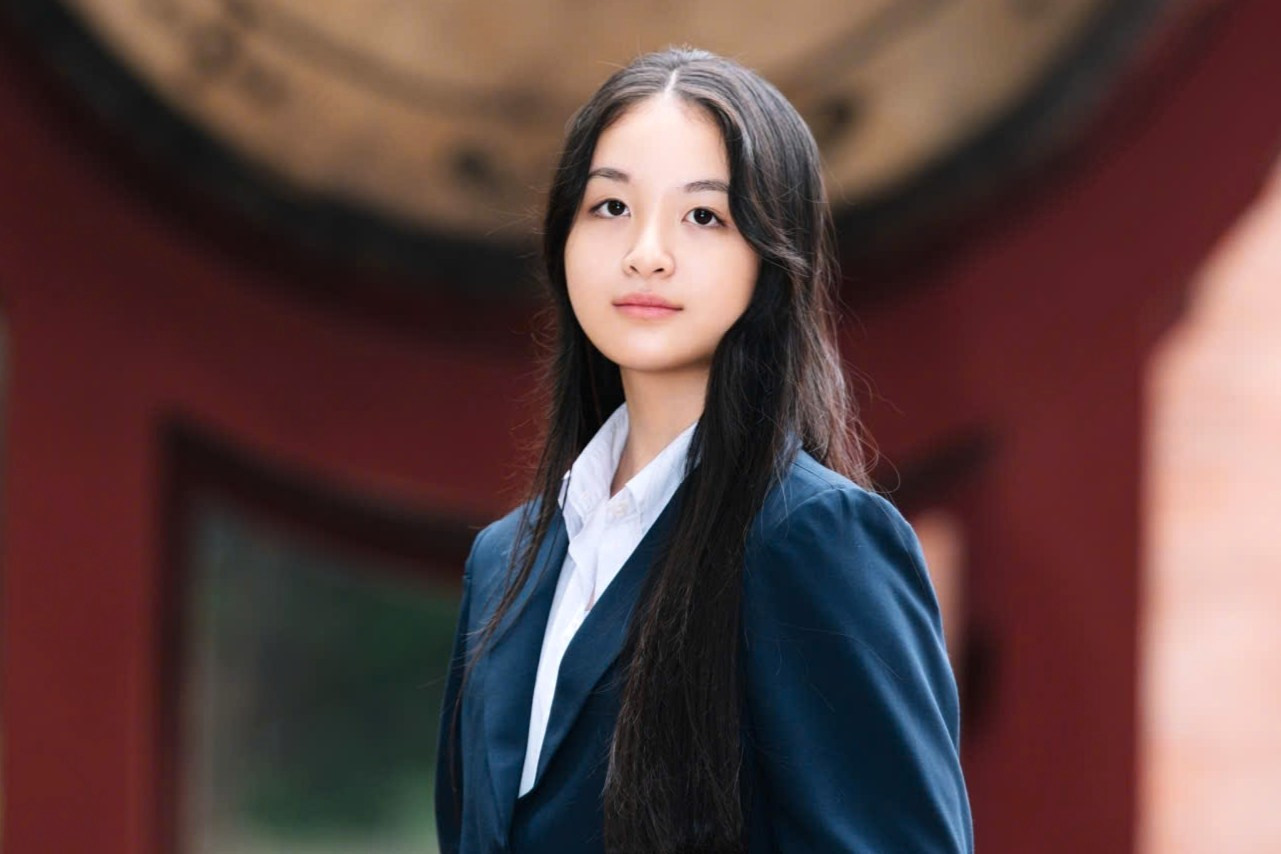 Đỗ Lan Viên (lớp 8A6 Trường THCS Hoàng Mai) đạt giải Nhất môn Khoa học tự nhiên (Mạch Vật sống) trong kỳ thi chọn học sinh giỏi thành phố các môn văn hóa lớp 9 Hà Nội năm học 2025-2026. Ảnh: NVCC