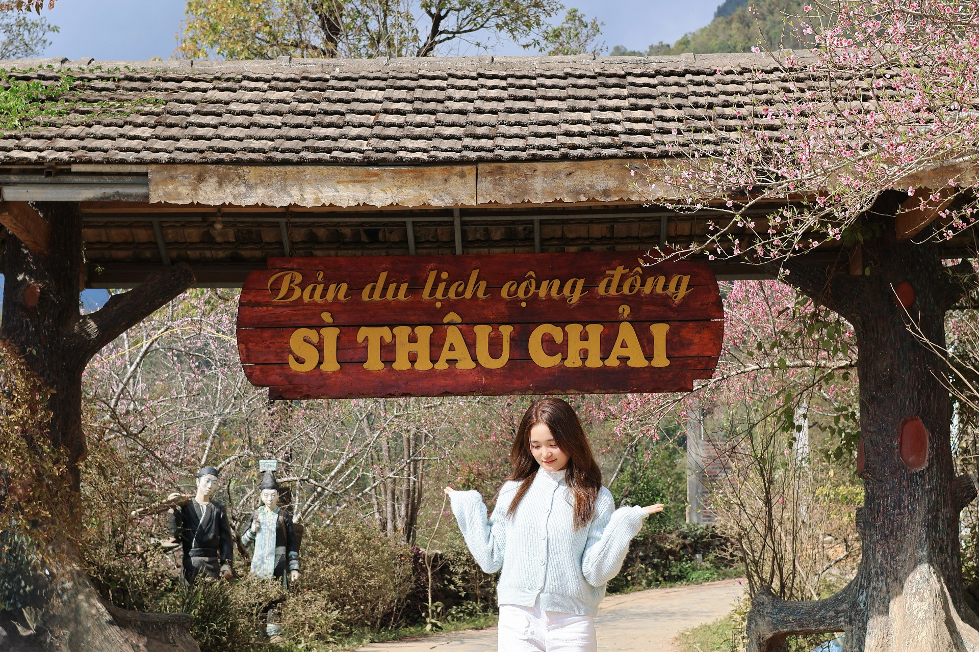 Bản du lịch cộng đồng Sì Thâu Chải là nơi nhiều du khách ưu ái gọi là bản cổ tích. Ảnh: Lê Thu Thảo