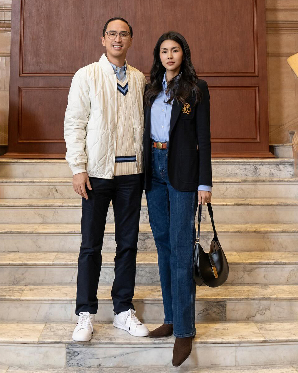 Tăng Thanh Hà - Louis Nguyễn cùng lên đồ kiểu old money với những trang phục thanh lịch của Ralph Lauren.