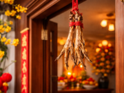 Nhà đẹp - Tục treo chân gà trước cửa ngày Tết để làm gì? Vì sao cúng gà trống mà không cúng gà mái?